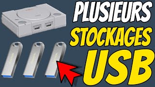 CUMULER PLUSIEURS STOCKAGES USB TUTO EXPRESS  RECALBOX [upl. by Lau]