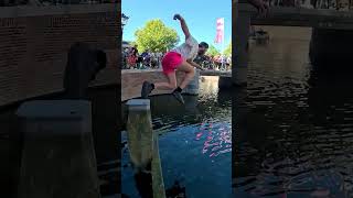 ¡El Desafío de Parkour Más Loco 🏃‍♂️🌊 ¿Podrás No Caer en el Agua [upl. by Aranat]