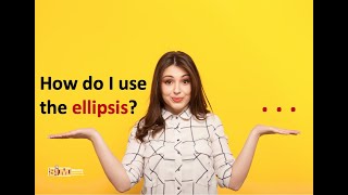 How do I use the ellipsis [upl. by Igic]