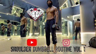 shoulder dumbbell routine vol 1 [upl. by Brawner]