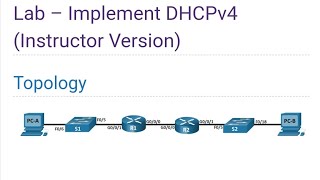 742 Lab – Implement DHCPv4 [upl. by Treboh511]