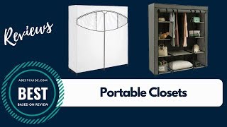 Portable Closets  5 Best Portable Closets Reviews 2020 [upl. by Ahsiekin]