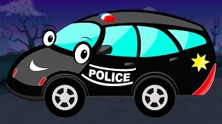 Police Car  Scary Video  Haunted Place  Video for Kids amp Toddlers [upl. by Renmus]