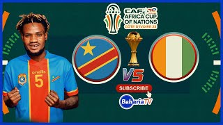 🔴 LIVE IVORY COST  1  vs  0  DRC CONGO AFCON 2023 [upl. by Nareik]