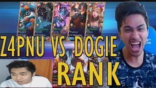 NA 30 SI DOGIE SA RANK KALABAN SI Z4PNU  Mobile Legends Philippines [upl. by Vudimir]