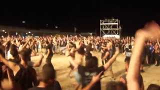 Raining Blood Slayer Mosh Pit Live In Greece 01072013 [upl. by Namlak56]