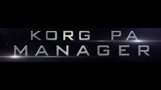 Korg Pa Manager Διαχείριση STS Performance Sounds Delete Samples KMP Compress PCM [upl. by Eelame]