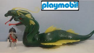 PLAYMOBIL4805 Three Headed Sea Serpent Hydra Review Waterproof toys for kids [upl. by Enautna]