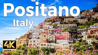 Positano Italy Walking Tour 4k Ultra HD 60fps  With Captions [upl. by Tamarra]