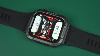 MELANDA MK66  BT Calling Military Smartwatch  Unboxing Feature review link in the description [upl. by Nnylyar789]