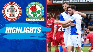 Highlights Accrington Stanley 12 Blackburn Rovers [upl. by Osithe489]