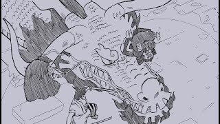 One Piece 992 Kaido Vs Red Scabbards  Animation [upl. by Emmeram]