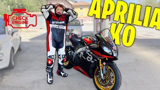 APRILIA E INAFFIDABILE RSV4 A PIEDI PROBLEMI AL MOTORE [upl. by Caprice]