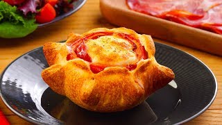 Chausson de tomate à l’italienne  la mini pizza raffinée [upl. by Ailadi]