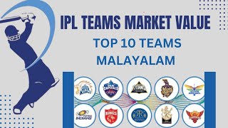 IPL Teams Market Value 2024 Explaining Malayalam [upl. by Sherwood]