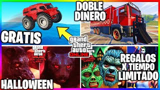 NUEVA ACTUALIZACION TODO ESTO GRATIS SOLO HOY REGALOS de HALLOWEEN ¿PINTURAS  GTA Online [upl. by Possing597]