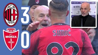 MILANMONZA 30 LE PAROLE DI PIOLI OBIETTIVO È ESSERE TRA LE PRIME QUATTRO SIMIC È MATURO [upl. by Narcissus]