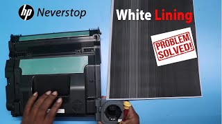 Hp Neverstop printer white lines print problem soved [upl. by Filmer27]