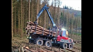 🌲Komatsu 855 in Action • Forstbetrieb Surtmann • Forwarder in Action • fast driver • Logging 🌲 [upl. by Adelaide]