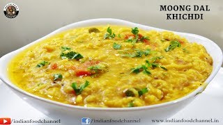 Moong Dal Khichdi RecipeHealthy Moong Dal Khichdi by Indian Food Channelमूंग दाल खिचड़ी [upl. by Eal]