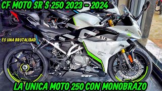 NUEVA CF MOTO SR S 250 REVIEW A FONDO🔥 ESTO ES UNA OBRA DE ARTE 😱 DISEÑO UNICO👏🏽 YO SI ME LA COMPRO🤩 [upl. by Aserahs]