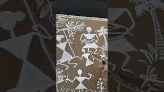 Warli painting  art [upl. by Monica]