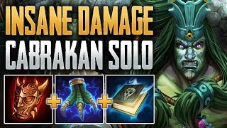 RANGDAS ONE SHOT BUILD Cabrakan Solo Gameplay SMITE Conquest [upl. by Christi81]