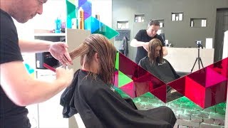 A graduated bob haircut with undercut [upl. by Ainafets453]