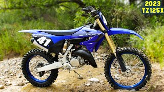 First Ride ALL NEW 2023 YAMAHA YZ125X [upl. by Nataline866]