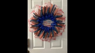 patriotic Easy DIY Wreath [upl. by Yrakaz261]