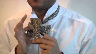 Bow Tie Tutorial  How to tie a bow tie by Bowyer amp Fletcher [upl. by Ysnat]