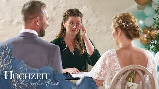 So emotional Sogar die Standesbeamtin bricht in Tränen aus  Hochzeit auf den ersten Blick  SAT1 [upl. by Aicargatla386]