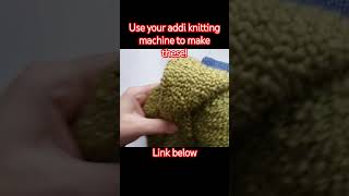 Easy Ear Warmers knitting handmade diy addiknittingmachine [upl. by Juakn186]