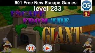 Walkthrough 501 Free New Escape Games level 283  Escape from the giant  Complete Game [upl. by Mandle]