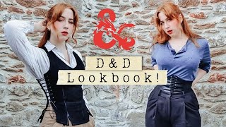 Knightcore Lookbook 🗡️Dressing as my DampD Character [upl. by Armilla327]