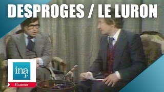 Pierre Desproges et Thierry Le Luron  quotEntretien au coin du feuquot  Archive INA [upl. by Ire]