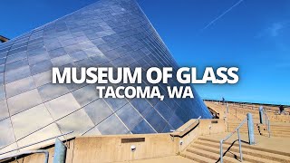 Exploring The Museum of Glass in Tacoma WA USA Walking Tour museumofglass tacoma seattle glass [upl. by Oidiple]