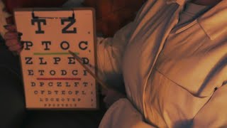 ASMR  Optometrist  Eye Test amp Colour Blind Test  IrishGaelic With Subtitles  Unintentional [upl. by Anthia]