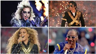 Super Bowl Half time Show Performers 19902022 [upl. by Dincolo769]