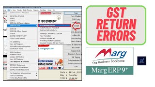 How to resolve Internal Audit Mismatch Error in Marg Software  GST RETURN ERRORS viral margerp [upl. by Ahsenak]