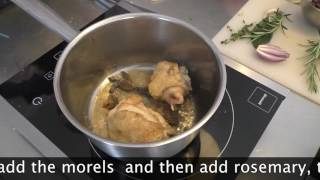 Beaujolais Chef Frédéric Valette Cooks Poulet Fermier aux Morilles [upl. by Elvis]