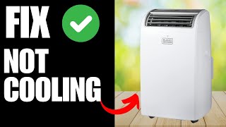 Black Decker Portable Air Conditioner not cooling  How To Fix [upl. by Aicen]