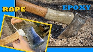 Axe handle guard  Rope  Epoxy [upl. by Budd]