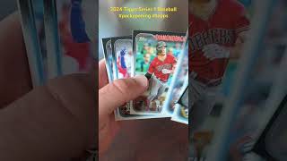 Opening a pack of 2024 Topps Series 1 Baseball packopening topps whodoyoucollect baseballcards [upl. by Carmelina697]