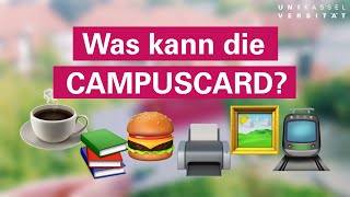 Die CampusCard der Universität Kassel [upl. by Balcke]