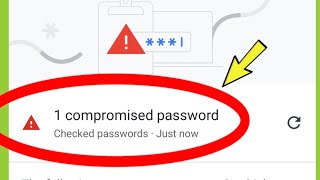 What is Compromised Password In Google Chrome [upl. by Rolanda]