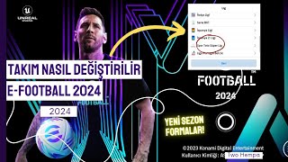 eFootball 2024 Takım Nasıl Değiştirilir [upl. by Kellia904]