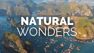 25 Greatest Natural Wonders of the World  Travel Video [upl. by Anabella942]