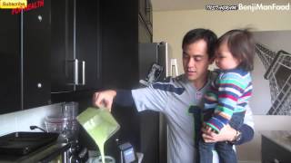 Green Smoothie Recipe High Fiber BenjimanTv [upl. by Ameekahs]