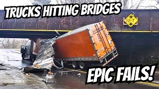 Trucks Hitting Bridges Fail Compilation [upl. by Engvall361]